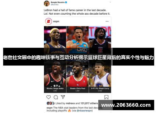 老詹社交圈中的趣味轶事与互动分析揭示篮球巨星背后的真实个性与魅力 老詹社交圈中的趣味轶事与互动分析揭示篮球巨星背后的真实个性与魅力